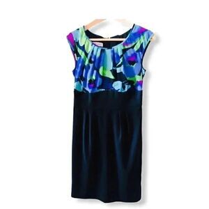 Dress Barn No Sleeves Women Colorful Dress SZ 4